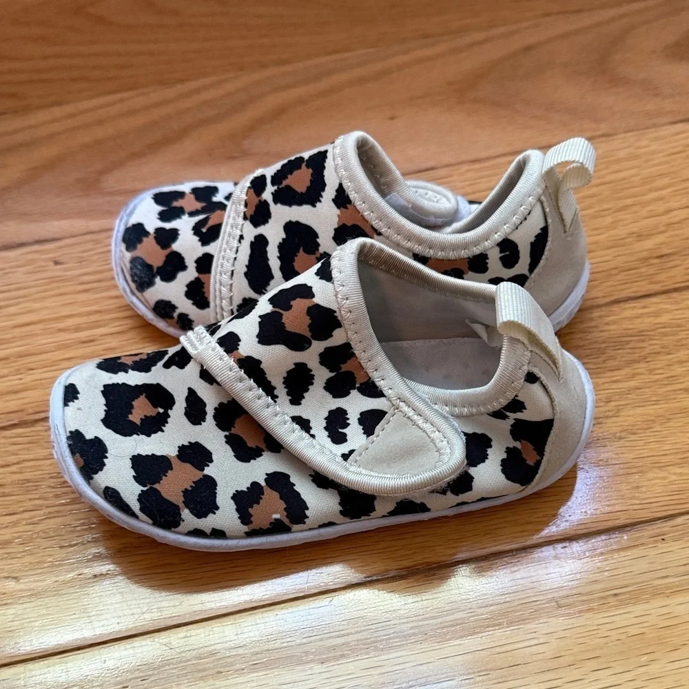Leopard Print Water Shoes size 5
